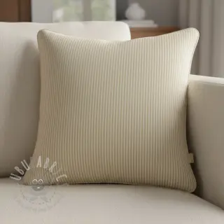 Decoratiestof DOBBY Colored stripe sand