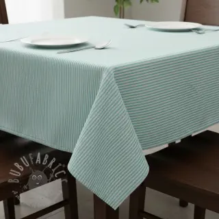 Decoratiestof DOBBY Colored stripe mint