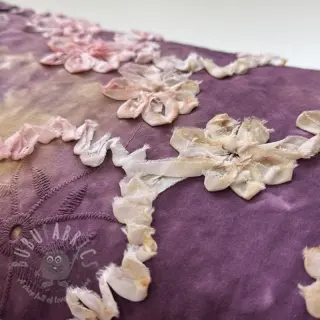 Katoenen stof TIE DYE EMBROIDERY Eva tape design D