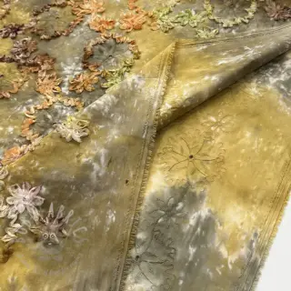 Katoenen stof TIE DYE EMBROIDERY Eva tape design E