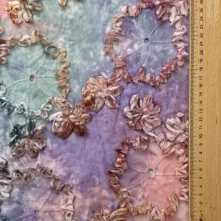 Katoenen stof TIE DYE EMBROIDERY Eva tape design C