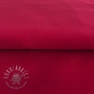 Babyrib cord dark cerise