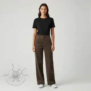 Babyrib cord dark brown