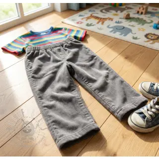 Babyrib cord grey