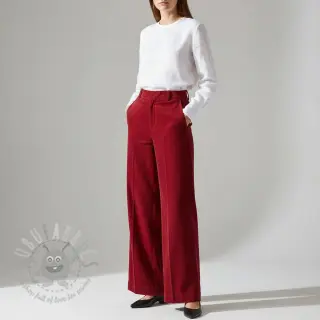 Babyrib cord dark cerise