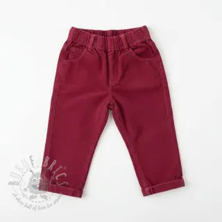 Babyrib cord dark cerise