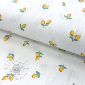 Dubbelgaas/mousseline Fruits lemon ORGANIC