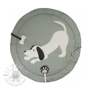 Katoenen stof Dog PANEL digital print