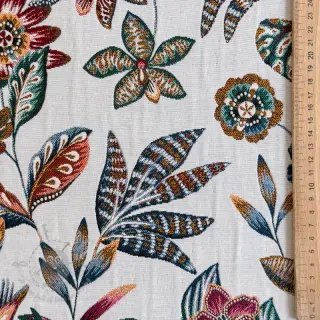 Decoratiestof jacquard Neroli allover blanc