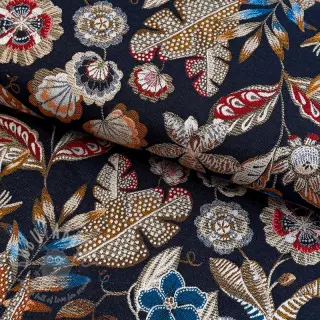 Decoratiestof jacquard Neroli allover nuit
