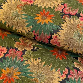 Decoratiestof jacquard Matcha allover kaki
