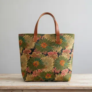 Dekoračná látka jacquard Matcha allover kaki