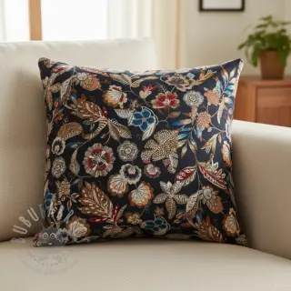 Decoratiestof jacquard Neroli allover nuit