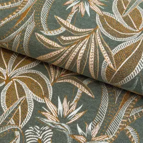 Dekoračná látka jacquard Moranto allover kaki