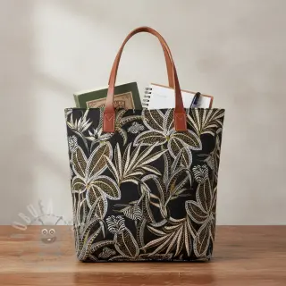 Decoratiestof jacquard Moranto allover noir