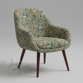 Decoratiestof jacquard Moranto allover kaki
