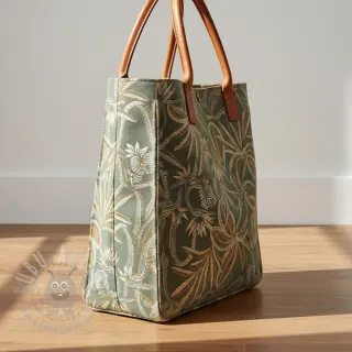 Decoratiestof jacquard Moranto allover kaki