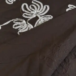 Bavlnená látka EMBROIDERY Loom En Light brown