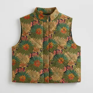 Dekoračná látka jacquard Matcha allover kaki