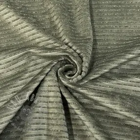 Fluweel VELVET LUREX Stripe camo green