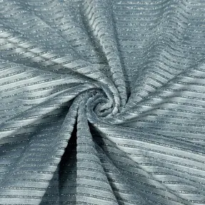 Zamat VELVET LUREX Stripe ocean green