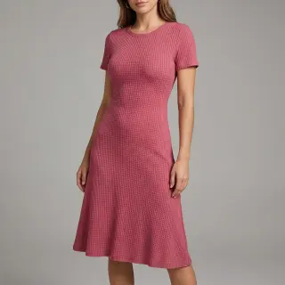 Svetrovina WAFFLE BIG KNIT dark salmon