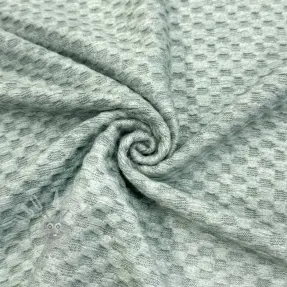 Gebreide stof Angora honey ocean green
