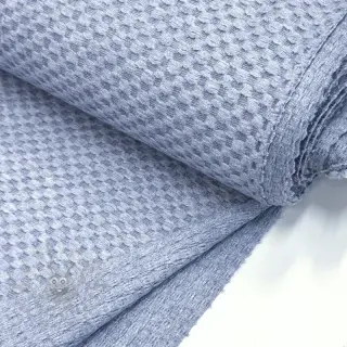 Gebreide stof Angora honey blue