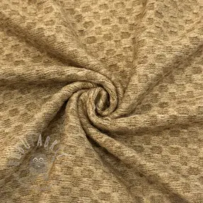 Gebreide stof Angora honey beige