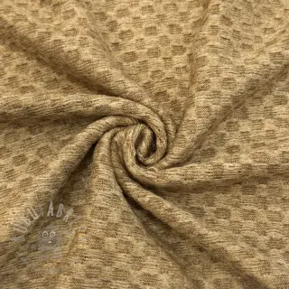 Gebreide stof Angora honey beige