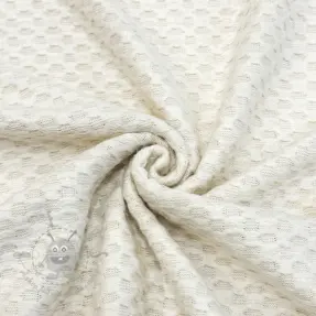 Gebreide stof Angora honey off white