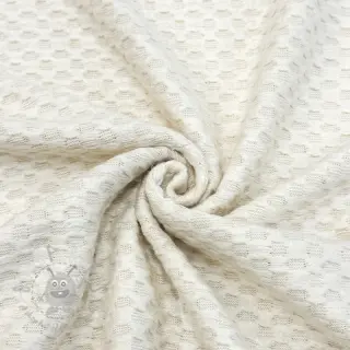 Gebreide stof Angora honey off white