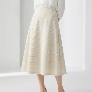 Zamat VELVET LUREX Stripe off white