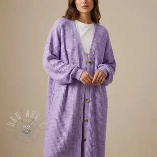 Gebreide stof Angora honey lilac