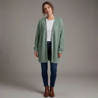 Pletenina Angora honey ocean green