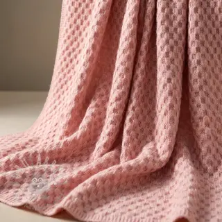 Gebreide stof Angora honey baby pink