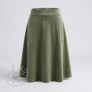 Fluweel VELVET LUREX Stripe camo green