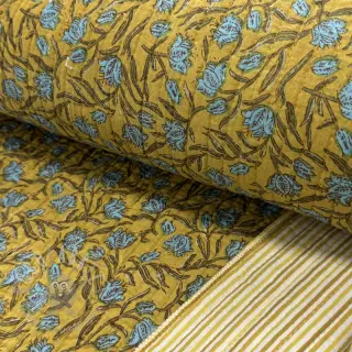 Katoenen stof QUILT Gange curcuma