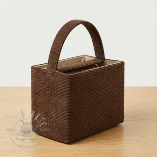 Ribfluweel HUGGY chocolat