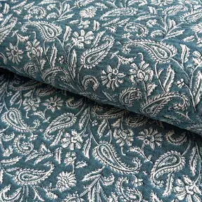 Dekoračná látka jacquard Mumbai allover jade