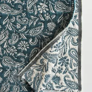 Decoratiestof jacquard Mumbai allover jade