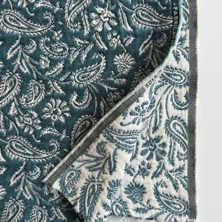 Dekoračná látka jacquard Mumbai allover jade