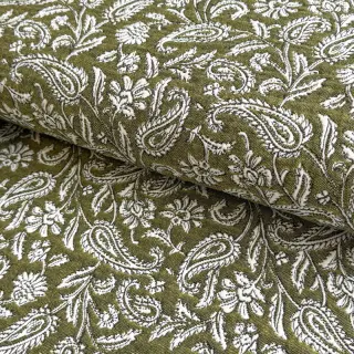 Dekoračná látka jacquard Mumbai allover kaki