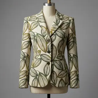 Dekoračná látka jacquard Folia romarin