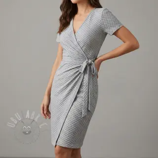 Gebreide stof Angora honey light grey