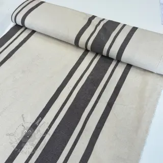 Decoratiestof Bernadette stripe coffee