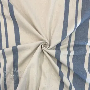 Decoratiestof Bernadette stripe denim