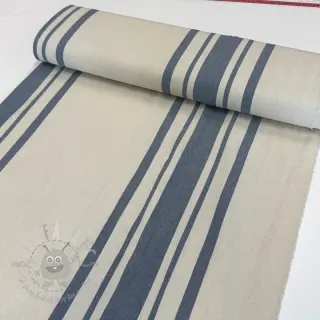 Decoratiestof Bernadette stripe denim