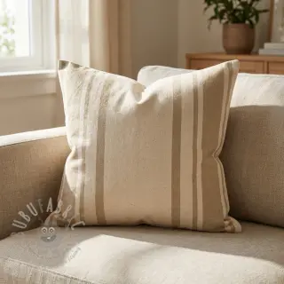 Decoratiestof Bernadette stripe ficelle
