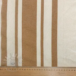 Decoratiestof Bernadette stripe peanut